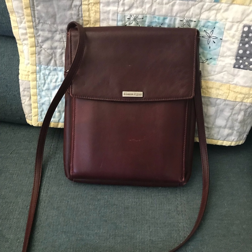 Vintage Aigner organizer in signature burgundy
